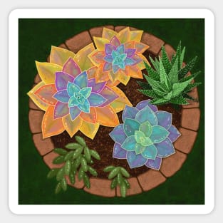 Little Succulent Garden Sticker